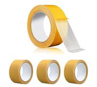 Reroon 4 Rolls Double Sided Fabric Tape for Clothes Pants Dress & Curtains | 2 in x 33 FT Heming Tape No Sew No Iron for Fabric Repairs | High Adhesive but Removable Residue free Scrapbook Supplies