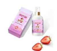 REROON Strawberry Body and Hair Milk Mist Perfume Spray | Long-Lasting Fragrance |Vanilla Cream Puff Sweet Milk Body Lotion Spray | 3.38 Fl Oz, Strawberry