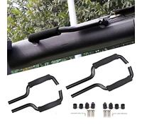 RERPRO Maniglie in alluminio per Ford Bronco 2021 2022 2023 Nuova Ford Bronco 4 porte full size sedile anteriore posteriore Roll Bar Grip Grip Accessori interni Nero Confezione da 4 per porta