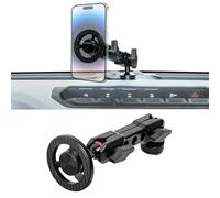 RERPRO Supporto magnetico per telefono per Ford Bronco 2/4 porte 2021-2026, per Magsafe iPhone serie 12-17, per accessori Bronco, regolabile a 360°, con una mano, stabile fuoristrada, non Darill