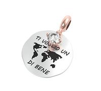 Rerum Gioielli - Charm in argento 925: AMORE - Ti voglio un mondo di bene
