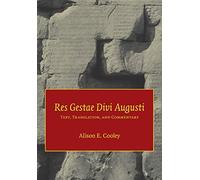 Alison E. Cooley Augustus Res Gestae Divi Augusti (Tascabile)