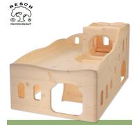 Resch 38 Nagerburg XL Porcellino D'India Degu Conigli Legno Abete Fatto a Mano