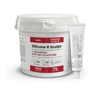 Reschimica Gomma siliconica in Pasta per Scultori R Sculpt,Facile e Pratica da Usare, per Applicazioni Verticali di Grandi e Piccole Dimensioni, modellisti Fai da Te, DIY (3 kg)