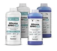 Reschimica Gomma siliconica liquida per stampi R PRO 20 1:1 durezza media non tossica Blu 4 kg