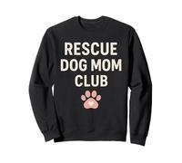 Rescue Dog Mom Gift Gotcha Day Adopt Don't Shop Club Felpa