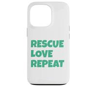 Rescue Love Repeat Custodia per iPhone 13 Pro