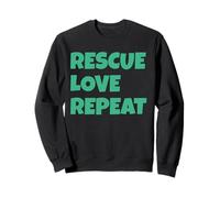 Rescue Love Repeat Felpa