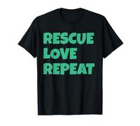 Rescue Love Repeat Maglietta