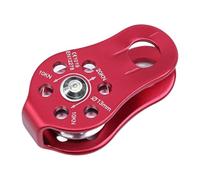 Rescue Pulley | Puleggia per arrampicata in alluminio | PULLEY OCCHI FIZIO SINGOLA SINGOLA 20KN | Attrezzatura per la sicurezza della sopravvivenza all'aperto | Trasporto di traverse in alta quota per