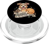 Rescued Is My Favorite Breed Dog Cat Pet Adoption PopSockets PopGrip per MagSafe