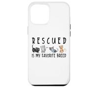 Rescued is my favorite razza Cute Cats Save Preventivo Custodia per iPhone 12 Pro Max