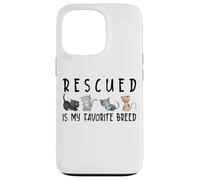 Rescued is my favorite razza Cute Cats Save Preventivo Custodia per iPhone 13 Pro
