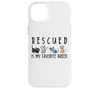 Rescued is my favorite razza Cute Cats Save Preventivo Custodia per iPhone 14 Plus