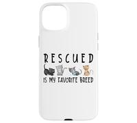 Rescued is my favorite razza Cute Cats Save Preventivo Custodia per iPhone 15 Plus