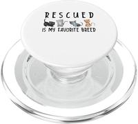 Rescued is my favorite razza Cute Cats Save Preventivo PopSockets PopGrip per MagSafe
