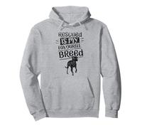 Rescued Is My Favorite Razza Salvataggio Cane Salvato Cani Felpa con Cappuccio