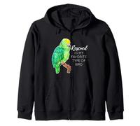 Rescued is My Favorite Type of Bird - Amazon Parrot Felpa con Cappuccio
