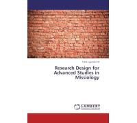 Research Design for Advanced Studies in Missiology