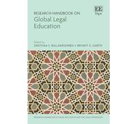 Research Handbook on Global Legal Education