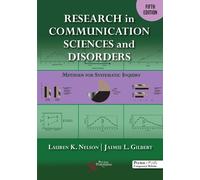 Research in Communication Sciences and Disorders (Tascabile)