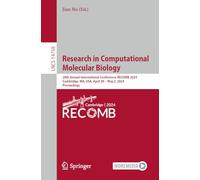 Research in Computational Molecular Biology: 28th Annual International Conference, RECOMB 2024, Cambridge, MA, USA, April 29-May 2, 2024, Proceedings: 14758
