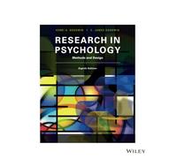 Research in Psychology: Methods and Design