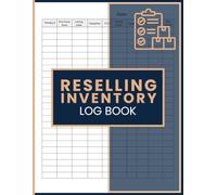 Reselling Inventory Log Book: Track Purchases, Expenses, Platforms, and Net Profits - Sales & Inventory Organizer for Online Sellers and Flippers
