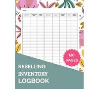 Reselling Inventory Logbook: Track Your Profits, Purchases, and Sales | Inventory Tracker for Online Resellers