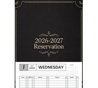 Reservation Book 2026-2027: 365-Day Dated Planner | From July to June | Recording and Organizing Dining Appointments