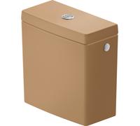 Réservoir de chasse Balcoon de Duravit, quantité d'eau de rinçage 6/3 litres, raccordement à l'eau à droite/à gauche, 095700AM05, 095700AM05, Colorazione: Argilla terra Matt