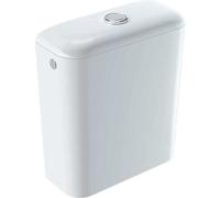 Réservoir de chasse d'eau en céramique Geberit iCon, 6 litres, arrivée d'eau latérale ou par le bas, double débit 3 litres / 6 litres, 229420000, 229420000, Colorazione: Bianco