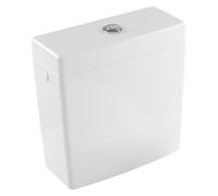 Réservoir de chasse Villeroy & Boch Subway 2.0, arrivée latérale ou par l'arrière, 383x165x389mm, 57061101, 57061101, Colorazione: Bianco