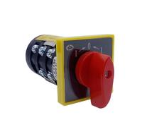 Reset Momentaneo 3 Posizioni Trasferimento Manuale Camma Rotante Interruttore Elettrico Contatto Argento 10A Tre Poli HZ5B-10/3 B005