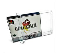 RESET RETRO 10 custodie trasparenti adatte per Sony Playstation 1 doppia custodia per giochi in confezione originale 0,3 mm su misura e pellicola protettiva per il gioco PET-Game Protectors-PS1 PS One