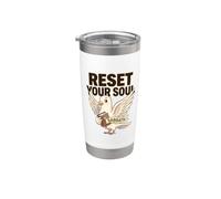 Reset Your Soul Sabbath Riposo cristiano Giornata religiosa Osservare Bicchiere termico in acciaio inox doppia parete
