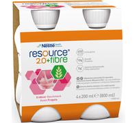 reseurce Resource junior fibre fragola 200 ml 4 pezzi