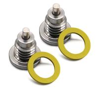 ResGcx 2 Pezzi Vite for Foro di riempimento e Scarico del lubrificante 'ingranaggio 'unità Inferiore for fuoribordo 22-67892A05 18-2375 10-14834 10-14834A1 22-67892A06 22-67892A1 22-67892 21731