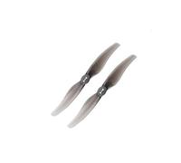 ResGcx 5126X2-LR Set di eliche a 2 Pale da 5,1 Pollici rinforzate con Supporto a Tre Fori for Drone FPV a Lungo Raggio e Parte Manutenzione della propulsione velivoli Crossover (2 Coppie)(Clear Gray)