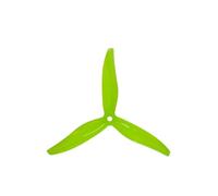 ResGcx 51377 da Competizione a 3 Pale Rinforzata 5 Pollici FPV Racing Drone Materiale ad Alte Prestazioni for addestramento e Piattaforme di Volo Alta dinamica 4 Pezzi(2Pairs Green)