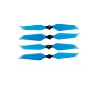 ResGcx 8743F Eliche a sgancio rapido a Basso Rumore Lama Pieghevole Rinforzata for sistemi di propulsione droni 2 PRO/Zoom Ventole Ricambio 4 Pezzi 8(Blue Silver 4pcs)
