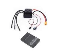 ResGcx ESC Senza spazzole da 120 A con SBEC da 5,8 V/3 A for sistemi di Alimentazione Modello 1/8 RC 2-4S Allineamento del Controllo di propulsione 1 PZ(XT60 ESC And Card)