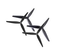 ResGcx Set di eliche a 3 Pale potenziate da 9 Pollici / 10, specifiche 9040/9045/1045, Foro Montaggio 5 mm, Fibra Vetro/Nylon Carbonio for Drone FPV, 2 Coppie(2pair 10X4.5X3)