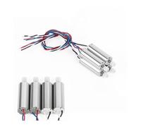 ResGcx Set Motore coreless 720 for quadricottero RC, Diametro 7 mm, Altezza 20 con ingranaggio in Ottone 9T, CW CCW (4 Pezzi/Lotto)(2 CW 2 CCW)