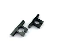 ResGcx TGJ-12 Morsetto for Tubi in Lega di Alluminio Rinforzato a Forma T, specifiche da 12 mm, configurazione Leggera 6 g, for integrazione sistemi industriali, 2 Pezzi