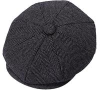 reshmena® Berretto piatto da uomo cappello da newsboy cappello a becco d'anatra cappello edera cappello a spina di pesce Newsboy cappello da caccia cappello in tweed cappello gatsby, cappello
