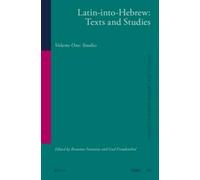 Resianne Fontaine Latin-into-Hebrew: Texts and Studies (Copertina rigida)