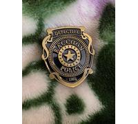 RESIDENT EVIL DETECTIVE RACOON CITY SPILLA BADGE GADGET VIDEOGAMES COLLECTION