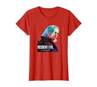 Resident Evil Requiem Gaming Design Maglietta, Donna, Rosso, L