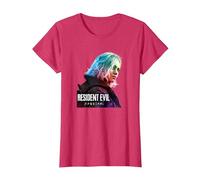 Resident Evil Requiem Gaming Design Maglietta, Donna, Rosso mélange, L